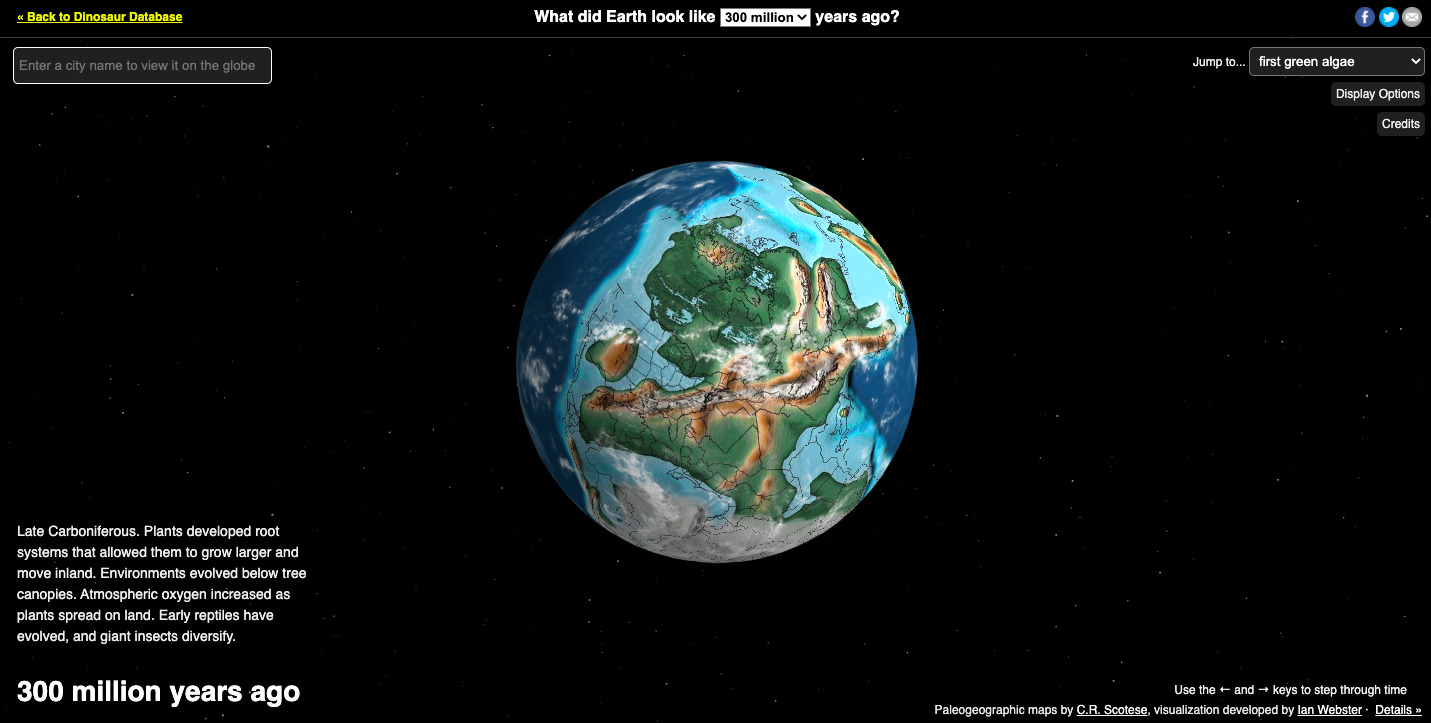 ancient earth globe